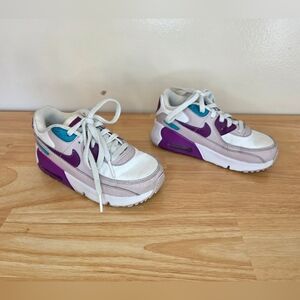NIKE AIR Max SC Toddler Kid Size 10 C Girl Walking Shoe White Purple